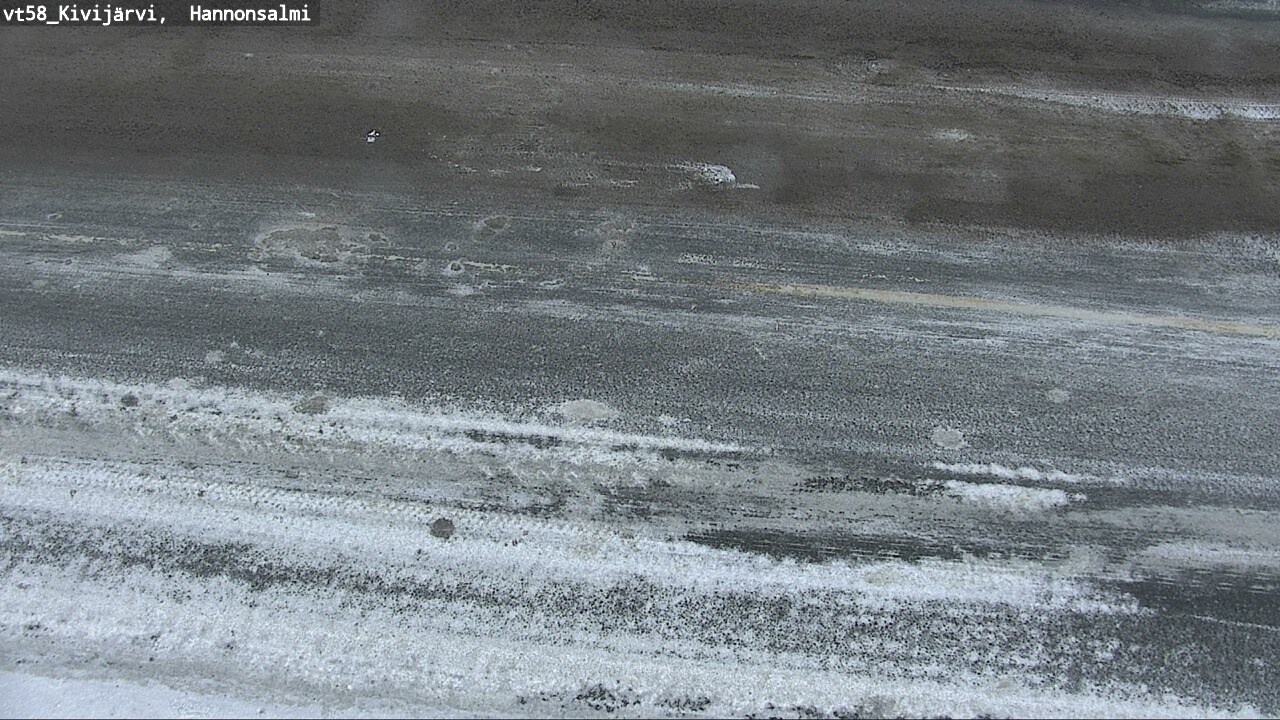 Weather Camera Image Road 58 Kivijärvi, Hannonsalmi, Kivijärvi, Keski-Suomi