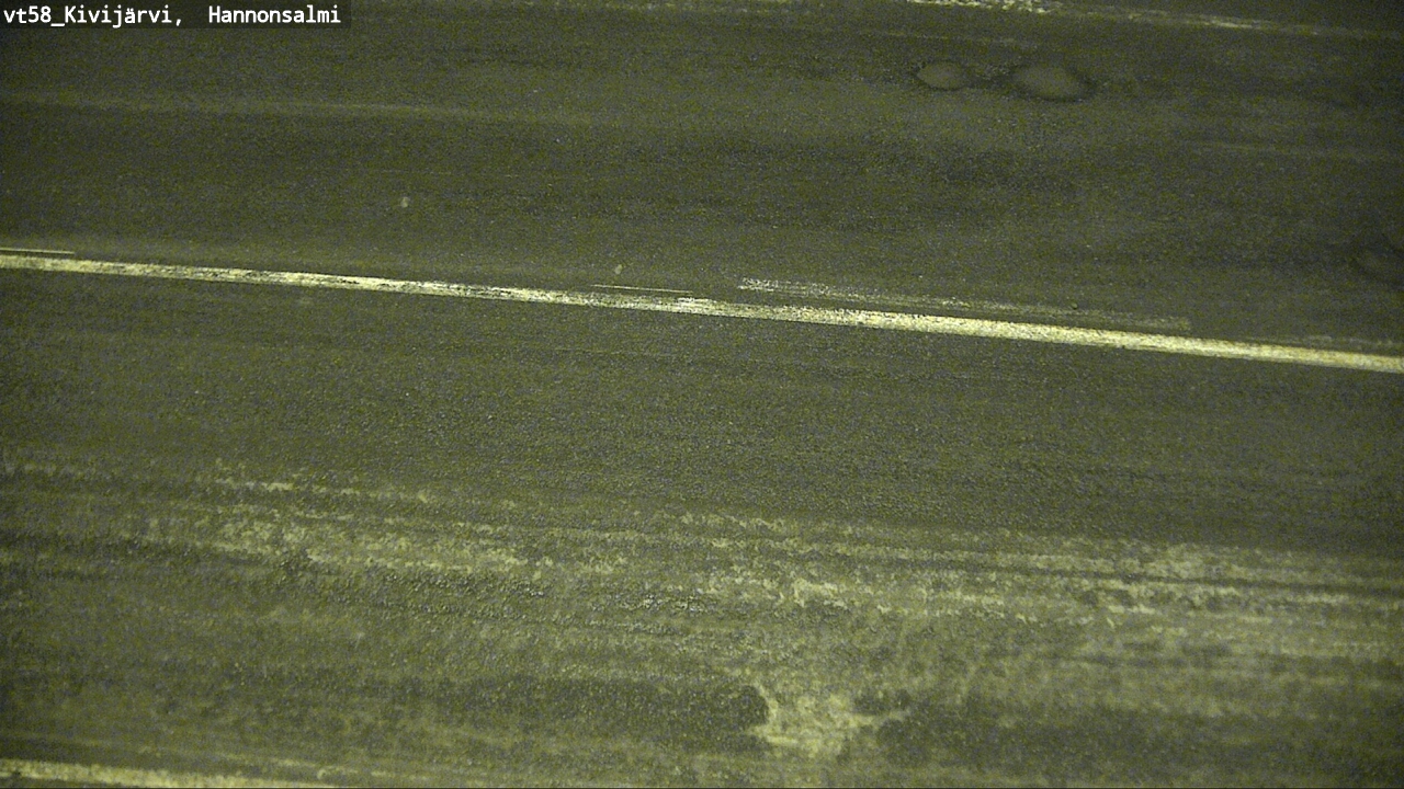 Weather Camera Image Road 58 Kivijärvi, Hannonsalmi, Kivijärvi, Keski-Suomi