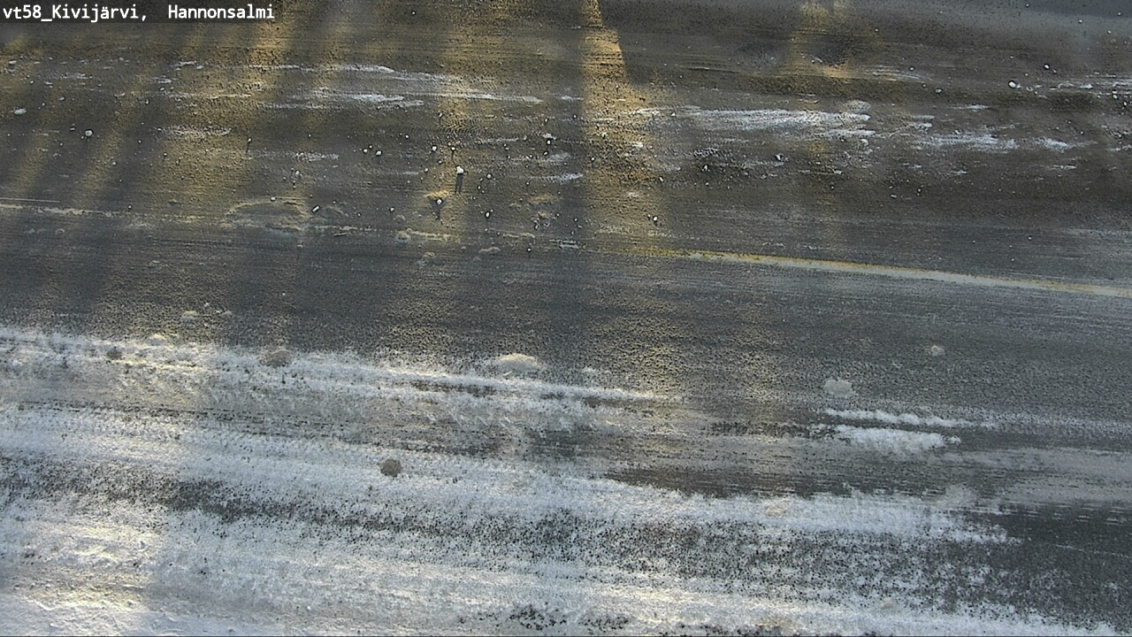 Weather Camera Image Road 58 Kivijärvi, Hannonsalmi, Kivijärvi, Keski-Suomi