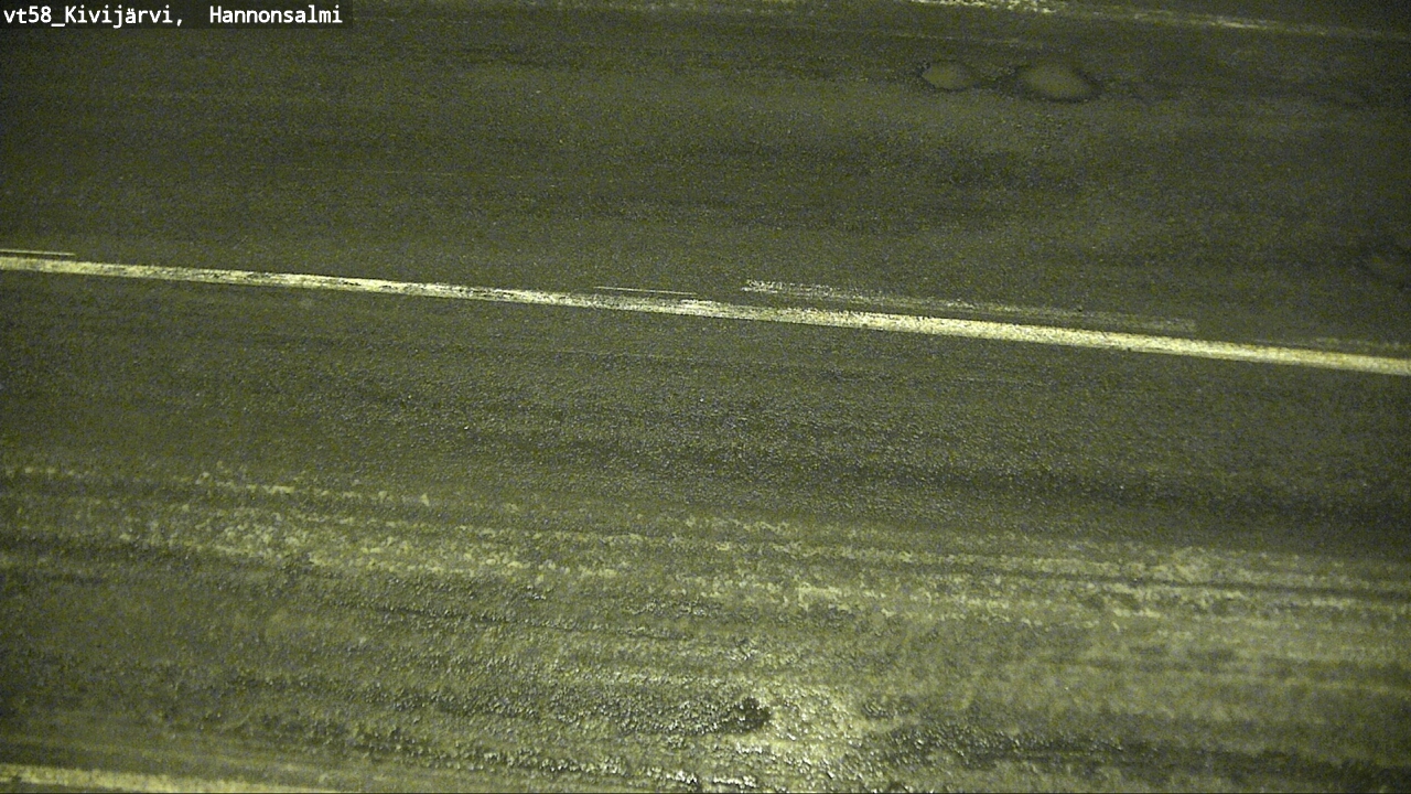 Weather Camera Image Road 58 Kivijärvi, Hannonsalmi, Kivijärvi, Keski-Suomi