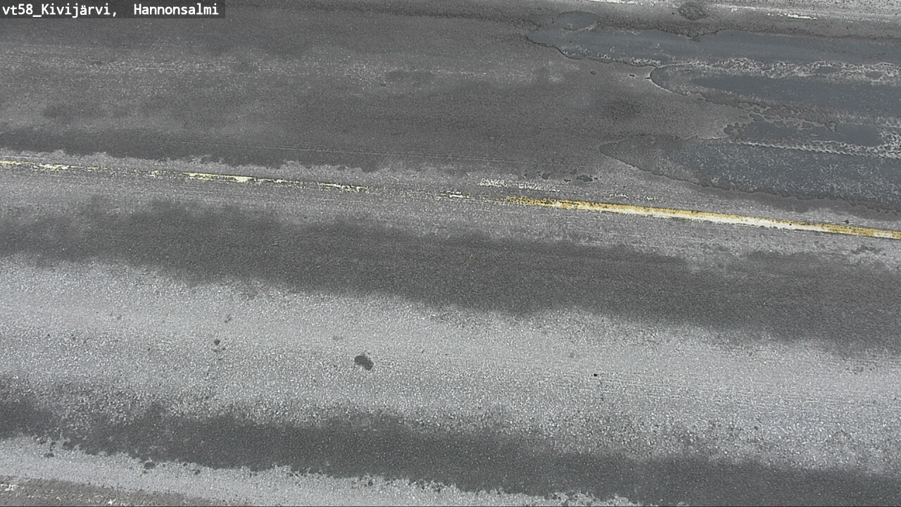 Weather Camera Image Road 58 Kivijärvi, Hannonsalmi, Kivijärvi, Keski-Suomi