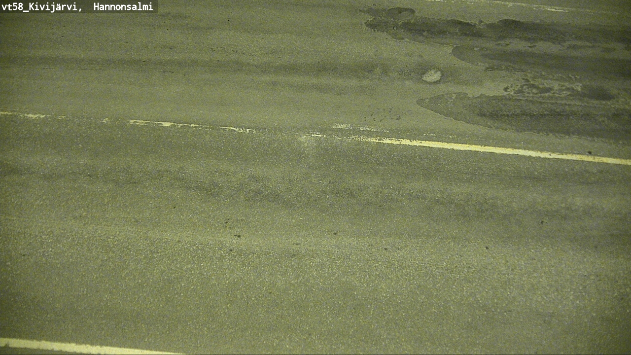 Weather Camera Image Road 58 Kivijärvi, Hannonsalmi, Kivijärvi, Keski-Suomi