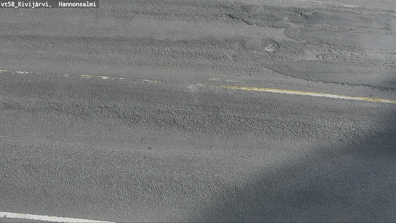 Weather Camera Image Road 58 Kivijärvi, Hannonsalmi, Kivijärvi, Keski-Suomi