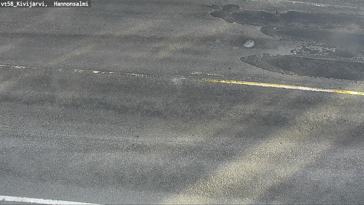 Weather Camera Image Road 58 Kivijärvi, Hannonsalmi, Kivijärvi, Keski-Suomi