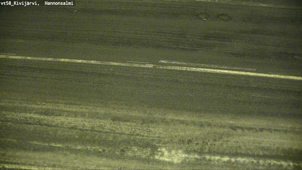 Weather Camera Image Road 58 Kivijärvi, Hannonsalmi, Kivijärvi, Keski-Suomi