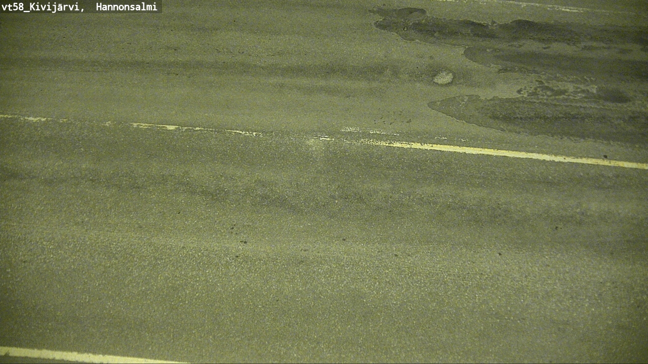 Weather Camera Image Road 58 Kivijärvi, Hannonsalmi, Kivijärvi, Keski-Suomi