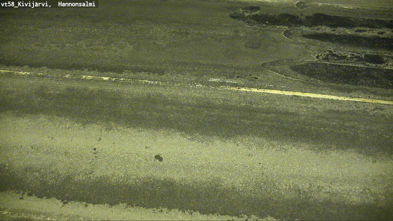 Weather Camera Image Road 58 Kivijärvi, Hannonsalmi, Kivijärvi, Keski-Suomi