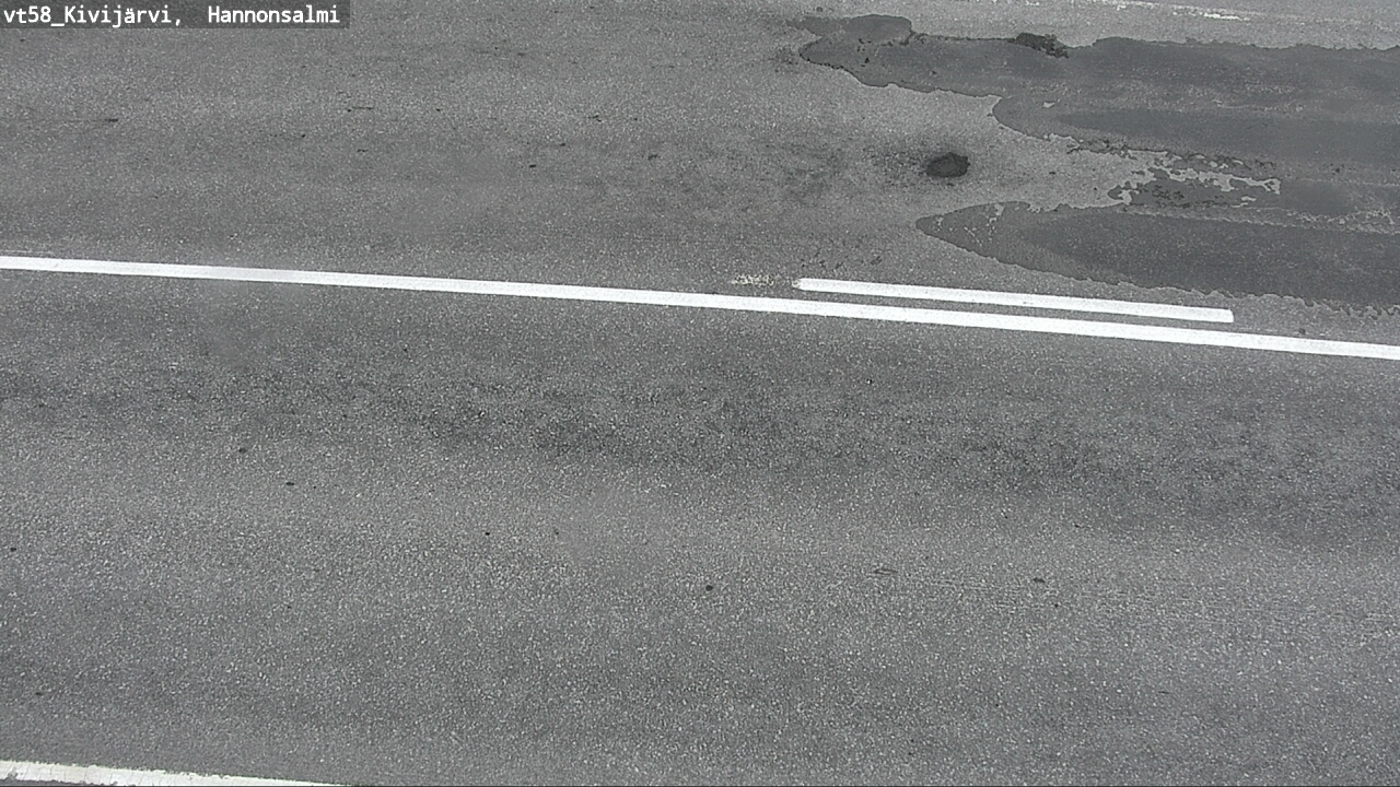 Weather Camera Image Väg 58 Kivijärvi, Hannonsalmi, Kivijärvi, Keski-Suomi