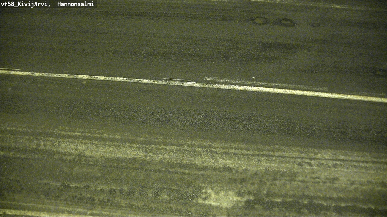 Weather Camera Image Road 58 Kivijärvi, Hannonsalmi, Kivijärvi, Keski-Suomi