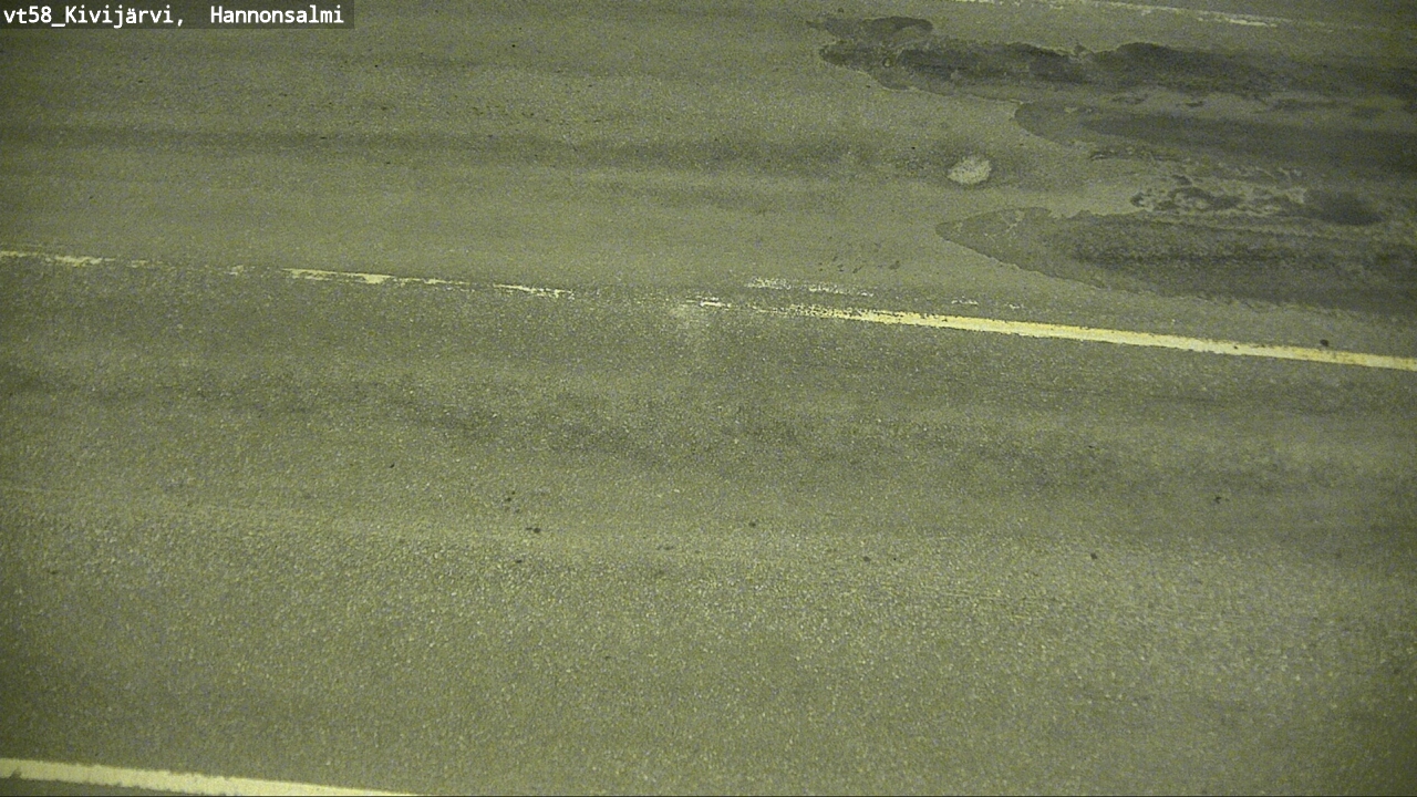 Weather Camera Image Road 58 Kivijärvi, Hannonsalmi, Kivijärvi, Keski-Suomi