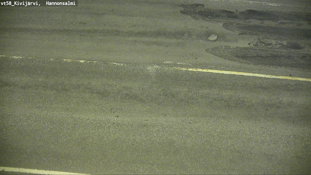 Weather Camera Image Road 58 Kivijärvi, Hannonsalmi, Kivijärvi, Keski-Suomi