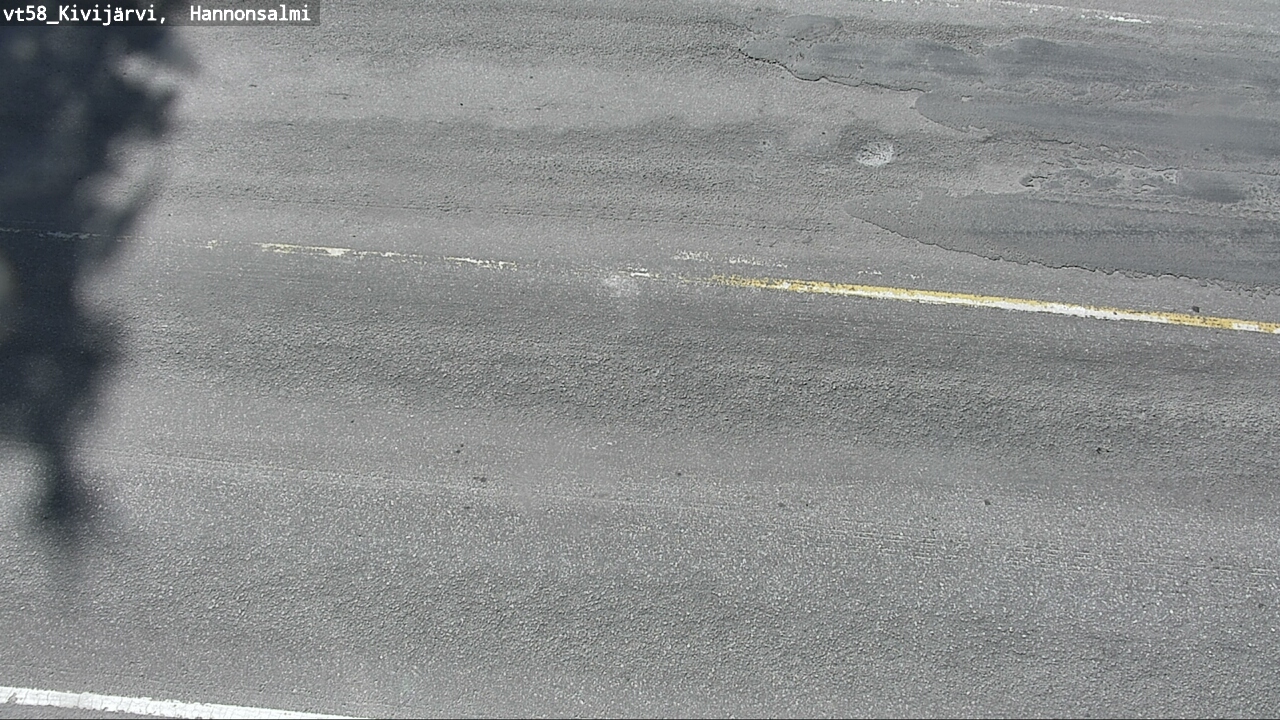 Weather Camera Image Road 58 Kivijärvi, Hannonsalmi, Kivijärvi, Keski-Suomi