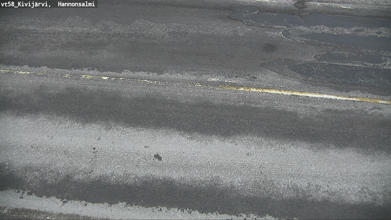 Weather Camera Image Road 58 Kivijärvi, Hannonsalmi, Kivijärvi, Keski-Suomi
