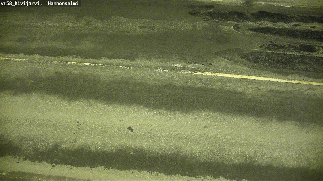 Weather Camera Image Road 58 Kivijärvi, Hannonsalmi, Kivijärvi, Keski-Suomi
