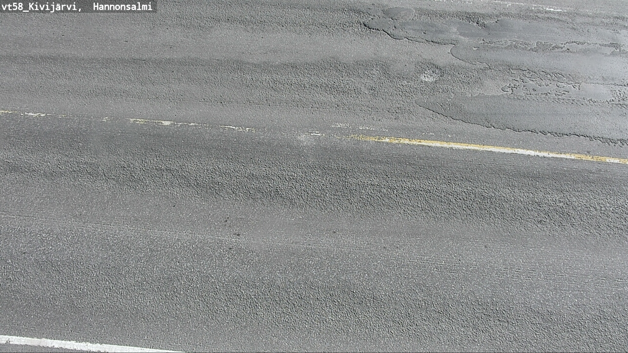 Weather Camera Image Road 58 Kivijärvi, Hannonsalmi, Kivijärvi, Keski-Suomi