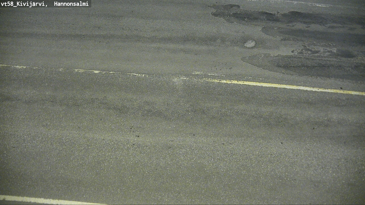 Weather Camera Image Road 58 Kivijärvi, Hannonsalmi, Kivijärvi, Keski-Suomi