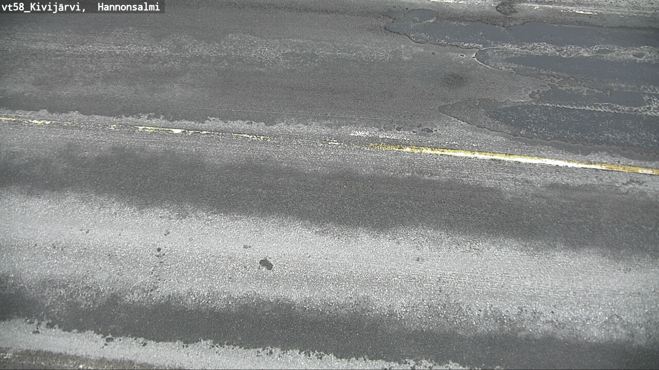 Weather Camera Image Road 58 Kivijärvi, Hannonsalmi, Kivijärvi, Keski-Suomi