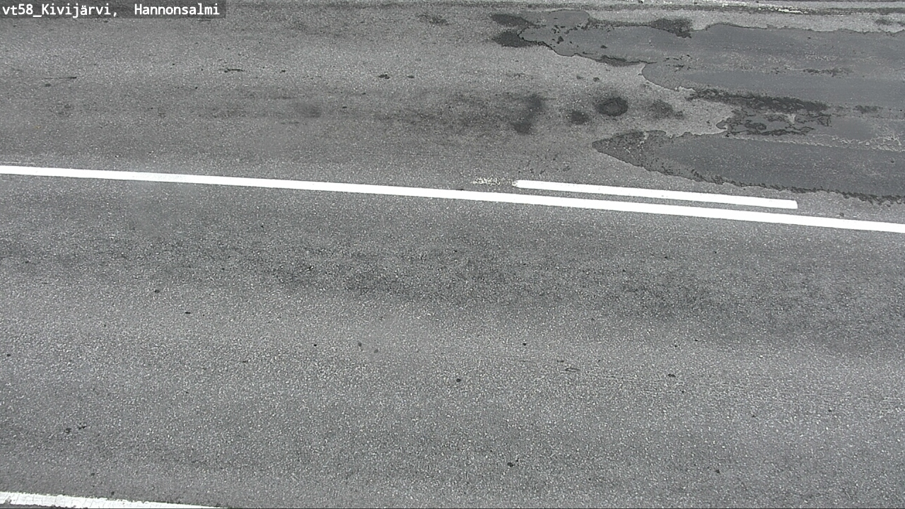Weather Camera Image Road 58 Kivijärvi, Hannonsalmi, Kivijärvi, Keski-Suomi