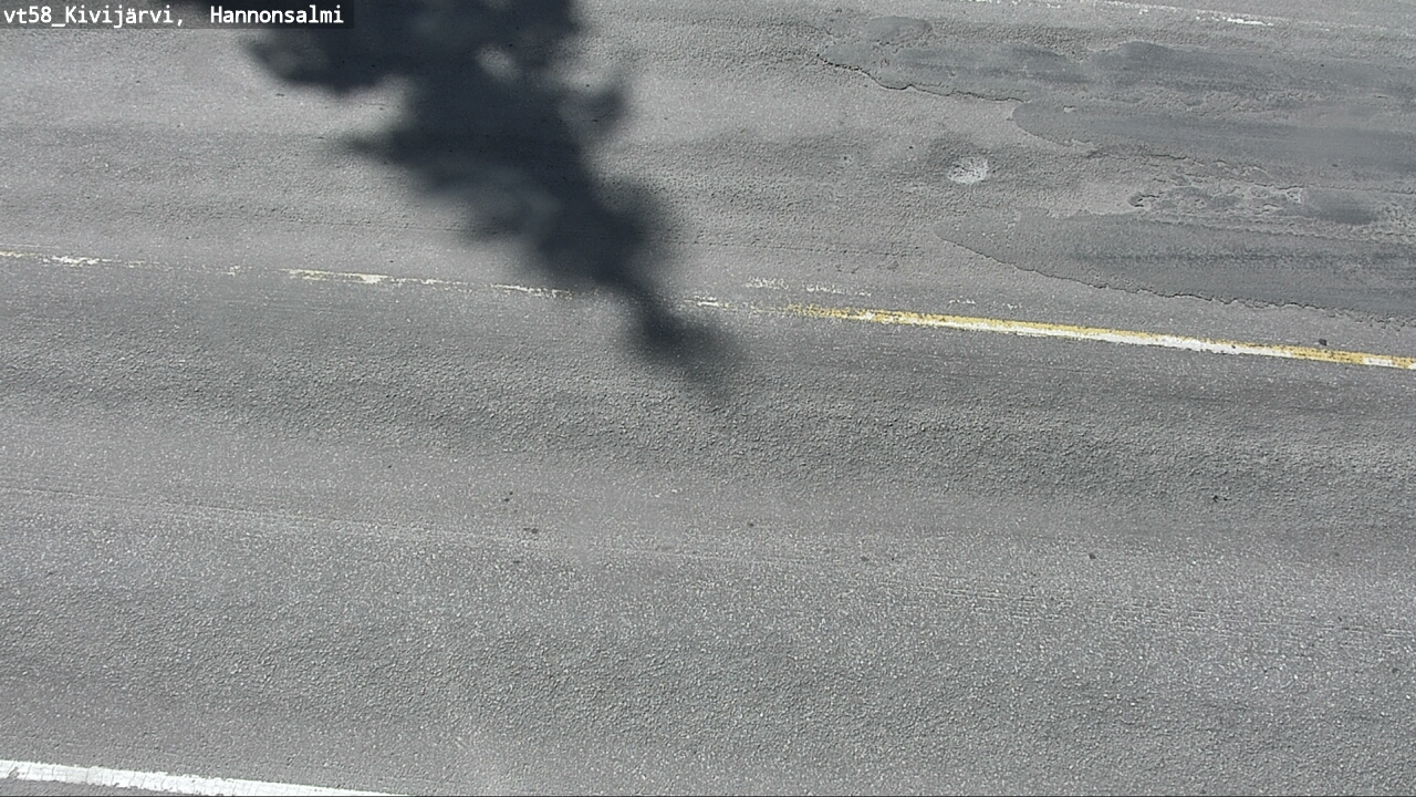 Weather Camera Image Road 58 Kivijärvi, Hannonsalmi, Kivijärvi, Keski-Suomi