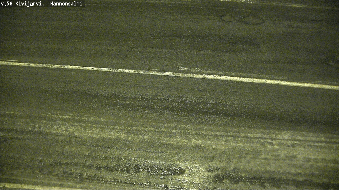 Weather Camera Image Road 58 Kivijärvi, Hannonsalmi, Kivijärvi, Keski-Suomi