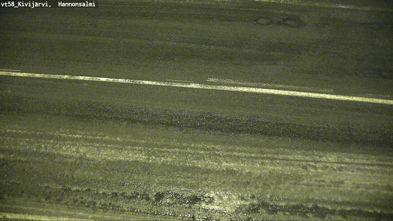Weather Camera Image Road 58 Kivijärvi, Hannonsalmi, Kivijärvi, Keski-Suomi