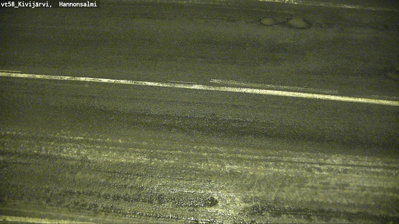Weather Camera Image Road 58 Kivijärvi, Hannonsalmi, Kivijärvi, Keski-Suomi
