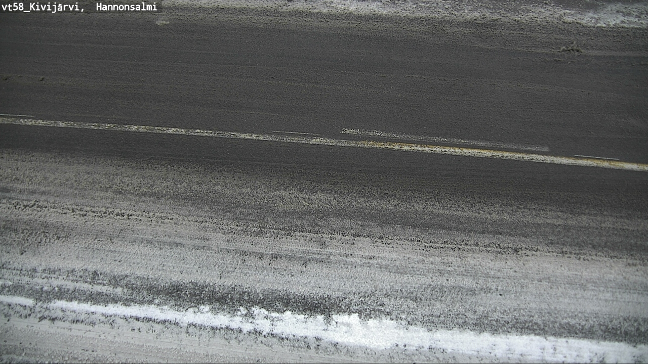 Weather Camera Image Väg 58 Kivijärvi, Hannonsalmi, Kivijärvi, Keski-Suomi
