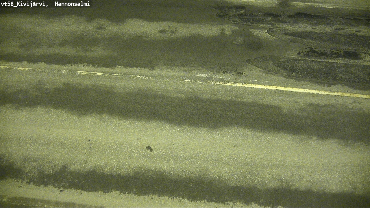 Weather Camera Image Road 58 Kivijärvi, Hannonsalmi, Kivijärvi, Keski-Suomi