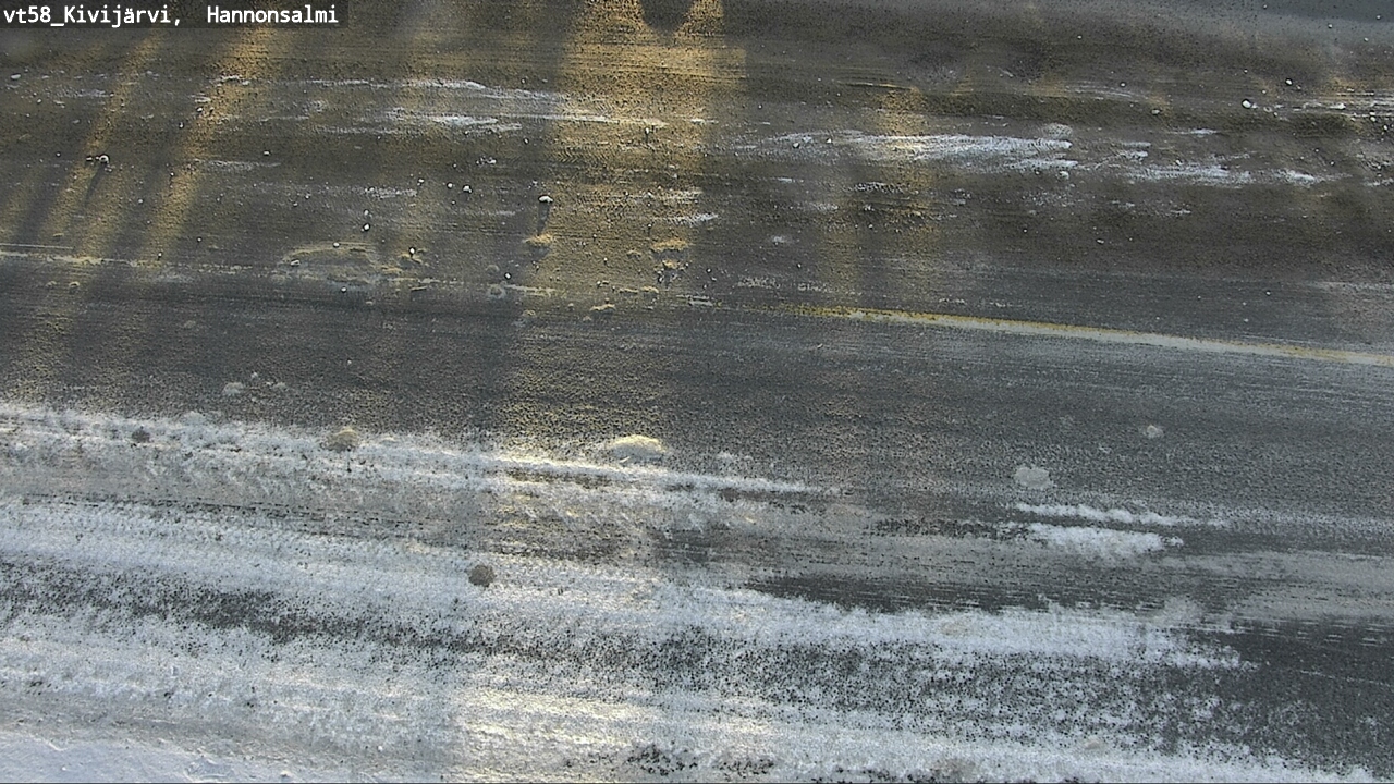 Weather Camera Image Road 58 Kivijärvi, Hannonsalmi, Kivijärvi, Keski-Suomi