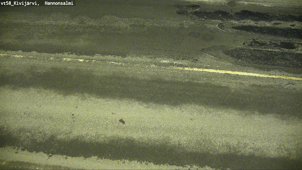 Weather Camera Image Road 58 Kivijärvi, Hannonsalmi, Kivijärvi, Keski-Suomi