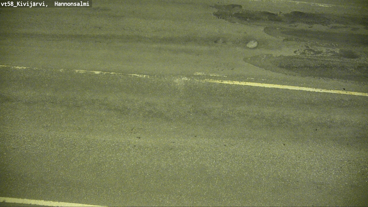 Weather Camera Image Road 58 Kivijärvi, Hannonsalmi, Kivijärvi, Keski-Suomi