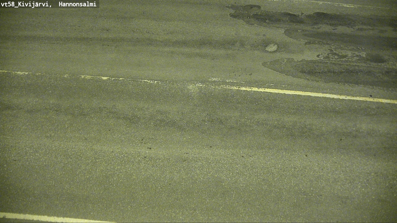 Weather Camera Image Road 58 Kivijärvi, Hannonsalmi, Kivijärvi, Keski-Suomi