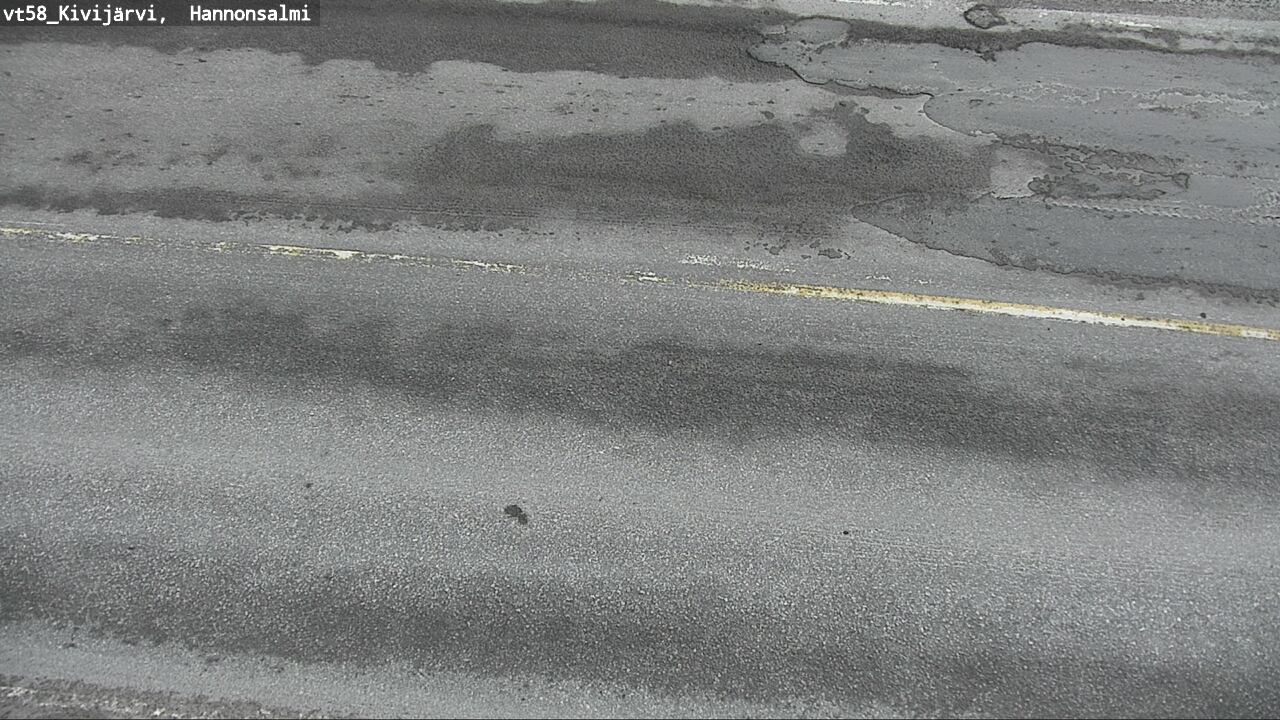 Weather Camera Image Road 58 Kivijärvi, Hannonsalmi, Kivijärvi, Keski-Suomi