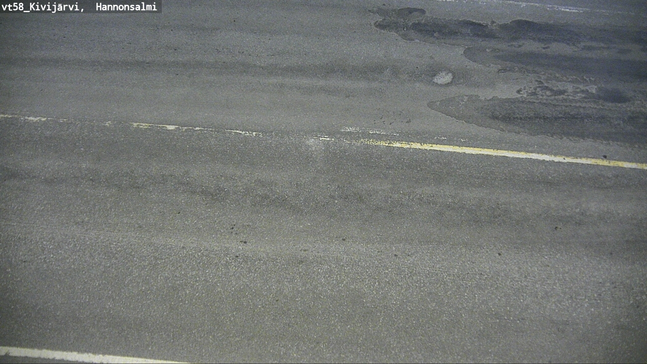 Weather Camera Image Road 58 Kivijärvi, Hannonsalmi, Kivijärvi, Keski-Suomi