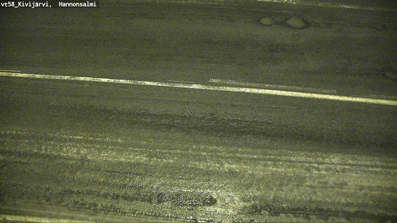 Weather Camera Image Road 58 Kivijärvi, Hannonsalmi, Kivijärvi, Keski-Suomi