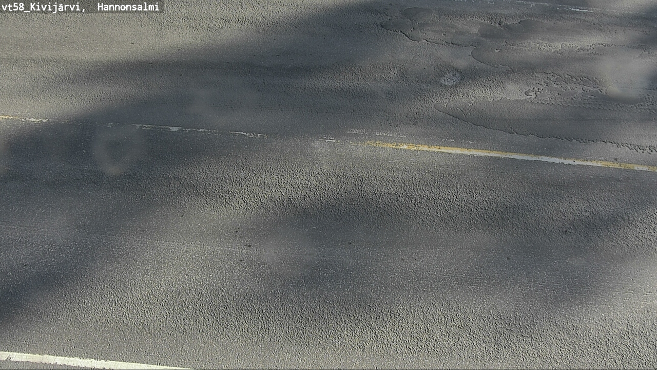 Weather Camera Image Road 58 Kivijärvi, Hannonsalmi, Kivijärvi, Keski-Suomi