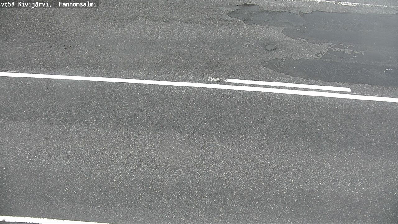 Weather Camera Image Road 58 Kivijärvi, Hannonsalmi, Kivijärvi, Keski-Suomi