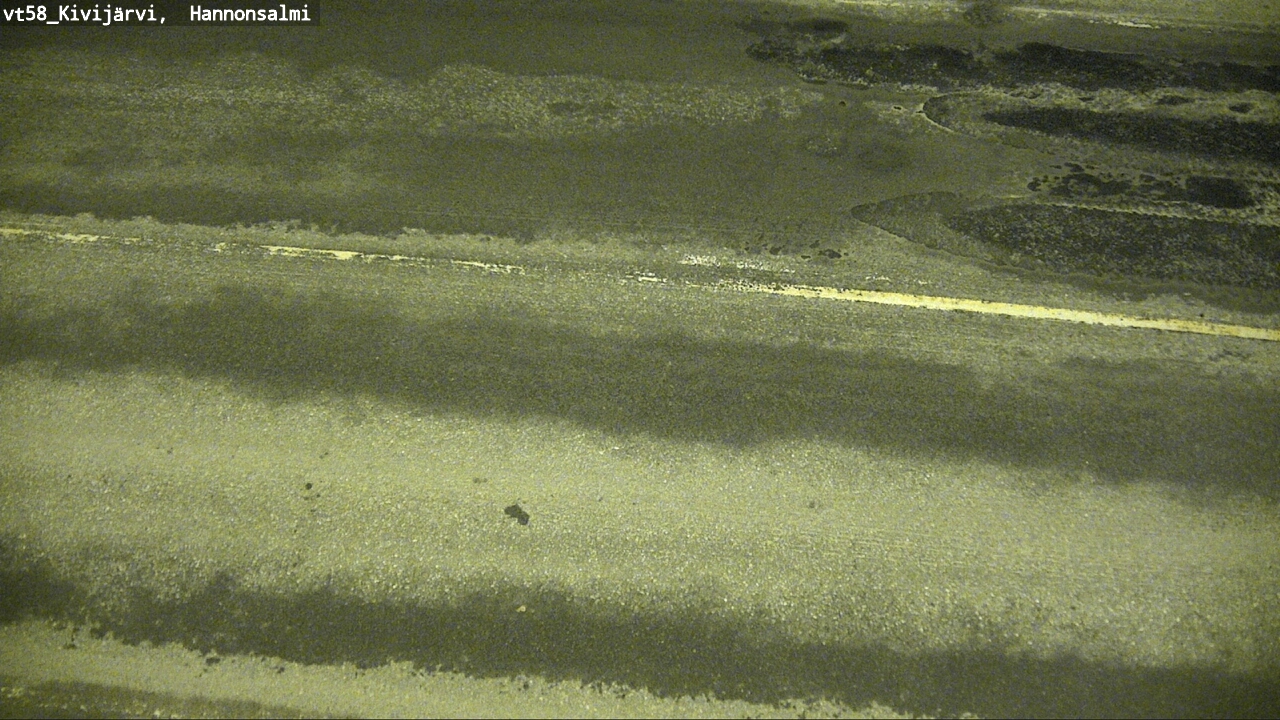 Weather Camera Image Road 58 Kivijärvi, Hannonsalmi, Kivijärvi, Keski-Suomi