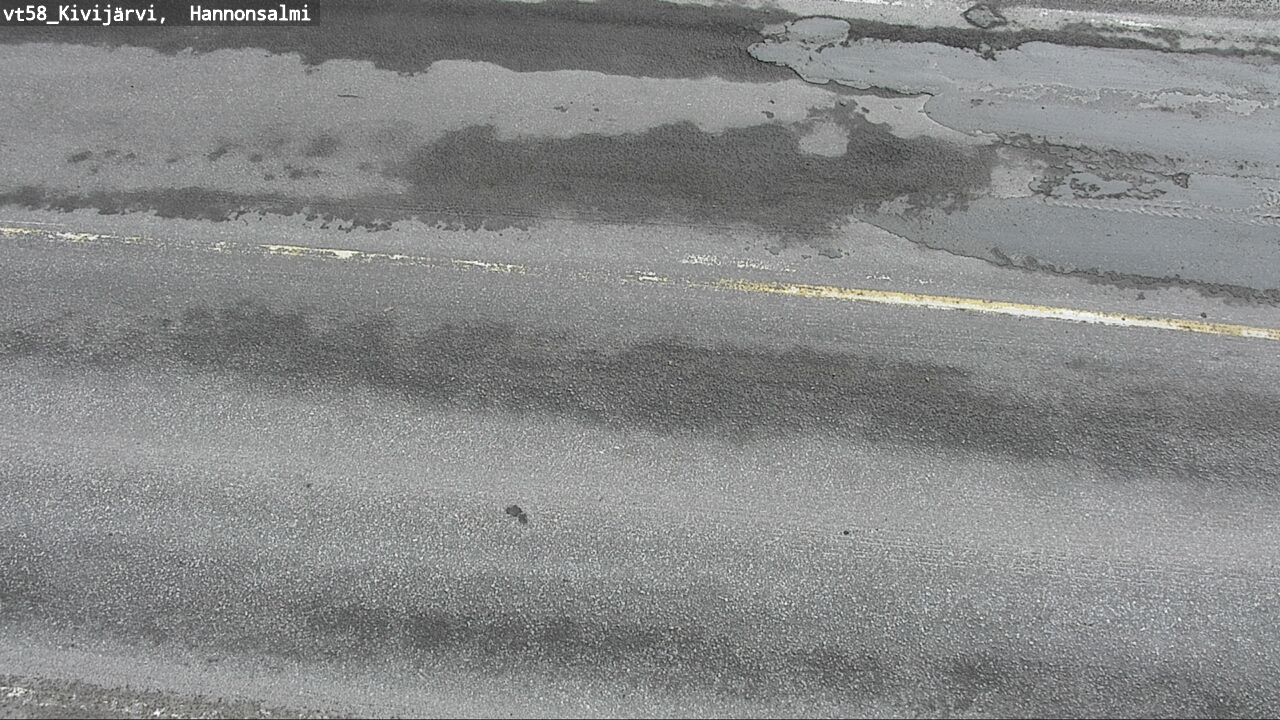 Weather Camera Image Road 58 Kivijärvi, Hannonsalmi, Kivijärvi, Keski-Suomi