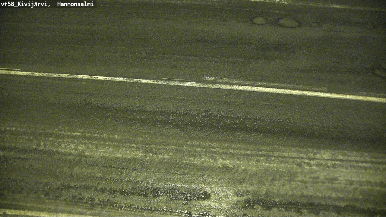 Weather Camera Image Road 58 Kivijärvi, Hannonsalmi, Kivijärvi, Keski-Suomi