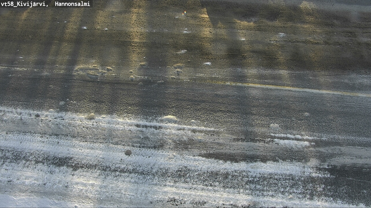 Weather Camera Image Road 58 Kivijärvi, Hannonsalmi, Kivijärvi, Keski-Suomi