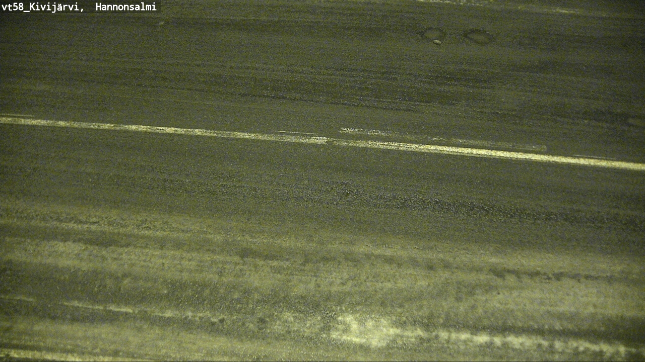 Weather Camera Image Road 58 Kivijärvi, Hannonsalmi, Kivijärvi, Keski-Suomi