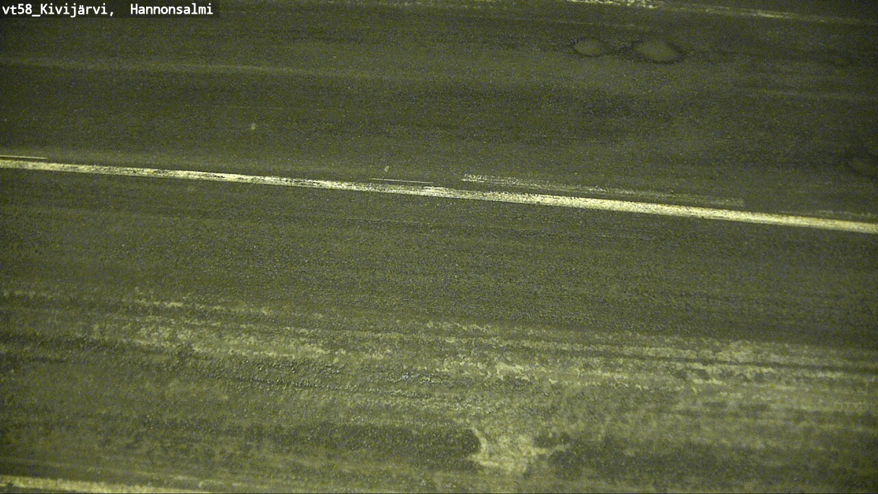 Weather Camera Image Road 58 Kivijärvi, Hannonsalmi, Kivijärvi, Keski-Suomi