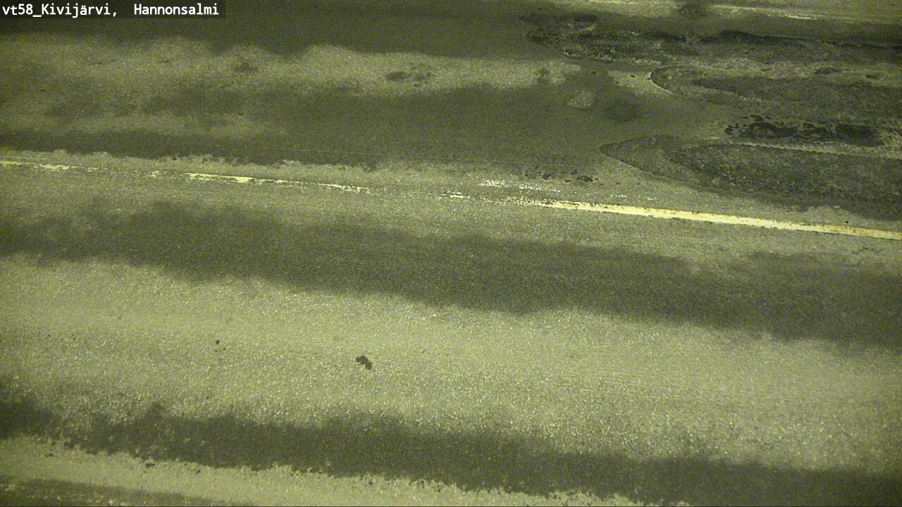 Weather Camera Image Road 58 Kivijärvi, Hannonsalmi, Kivijärvi, Keski-Suomi