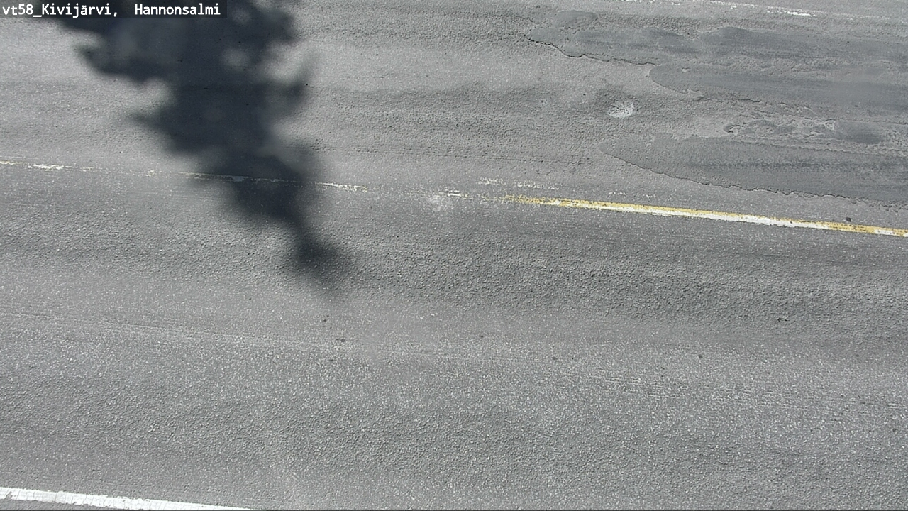 Weather Camera Image Road 58 Kivijärvi, Hannonsalmi, Kivijärvi, Keski-Suomi