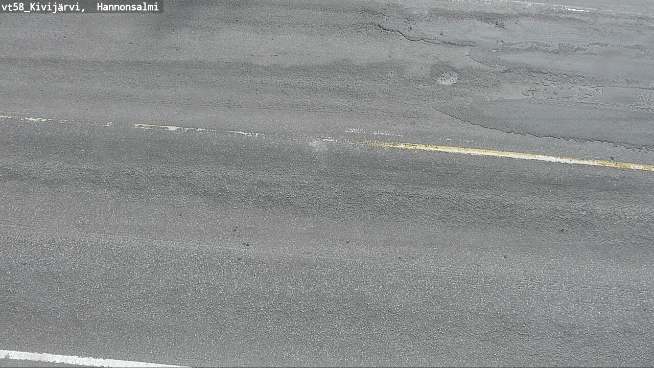 Weather Camera Image Road 58 Kivijärvi, Hannonsalmi, Kivijärvi, Keski-Suomi
