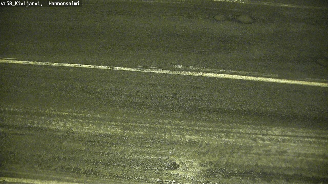 Weather Camera Image Road 58 Kivijärvi, Hannonsalmi, Kivijärvi, Keski-Suomi