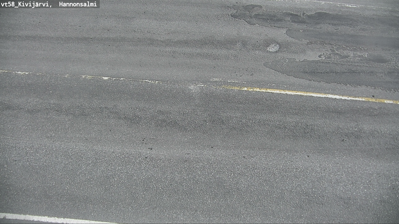 Weather Camera Image Road 58 Kivijärvi, Hannonsalmi, Kivijärvi, Keski-Suomi
