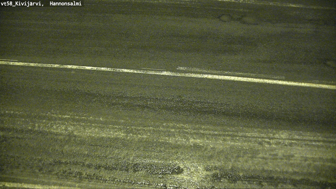 Weather Camera Image Road 58 Kivijärvi, Hannonsalmi, Kivijärvi, Keski-Suomi