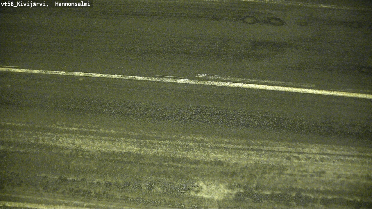 Weather Camera Image Road 58 Kivijärvi, Hannonsalmi, Kivijärvi, Keski-Suomi